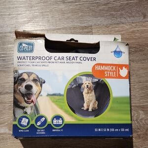 Waterproof Dog Car Seat Cover - Black